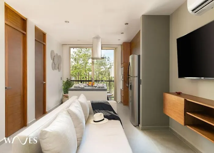 Luminous 2 Bedroom With Roof Pool Close To Hotel Zone By Waves Management