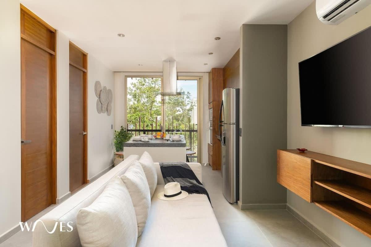 Luminous 2 Bedroom With Roof Pool Close To Zone By Waves Management * Tulum